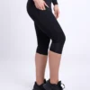 Mid-Rise Capri Fitness Leggings with Side Pockets - Image 4