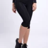 Mid-Rise Capri Fitness Leggings with Side Pockets - Image 10