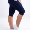 Mid-Rise Capri Fitness Leggings with Side Pockets - Image 22