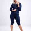 Mid-Rise Capri Fitness Leggings with Side Pockets - Image 24