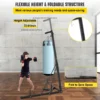 VEVOR Heavy Bag Stand Free Standing Punching Punch Bracket Station Boxing Stand Height Adjustable Folding Boxing Bag Stand for Home Fitness (Heavy Bag Stand) - Image 4