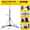 VEVOR Heavy Bag Stand Free Standing Punching Punch Bracket Station Boxing Stand Height Adjustable Folding Boxing Bag Stand for Home Fitness (Heavy Bag Stand) - Image 6