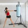 VEVOR Heavy Bag Stand Free Standing Punching Punch Bracket Station Boxing Stand Height Adjustable Folding Boxing Bag Stand for Home Fitness (Heavy Bag Stand) - Image 7