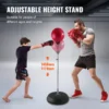 VEVOR Punching Bag, Reflex Boxing Bag for Kids & Adults, Height Adjustable Free Standing Strike Bag Set with Boxing Gloves & Stand, Workout Speed Bag for Home Gym Training, Stress Relief & Fitness - Image 2