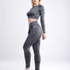 High-Waisted Classic Gym Leggings with Side Pockets - Image 15