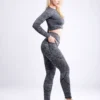 High-Waisted Classic Gym Leggings with Side Pockets - Image 18