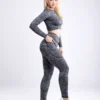 High-Waisted Classic Gym Leggings with Side Pockets - Image 19