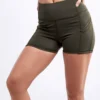 High-Waisted Athletic Shorts with Side Pockets - Image 22