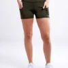 High-Waisted Athletic Shorts with Side Pockets - Image 23