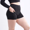 High-Waisted Athletic Shorts with Side Pockets - Image 30