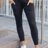 Brianna High Waist Pleated Pocket Leggings - Image 2