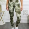 Tie Dye Wide Waistband High Quality Cotton Leggings - Image 7