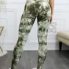 Tie Dye Wide Waistband High Quality Cotton Leggings - Image 10